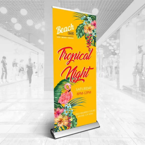 Deluxe Single-Sided Retractable Banner Stand